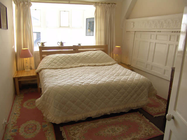 Bedroom two Second oak panelled double bedroom