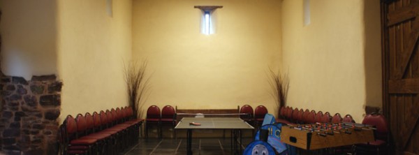 Games room has pool, table tennis and darts