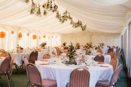 Luxury lined marquee for dining or relaxing IAPC0013 (1)